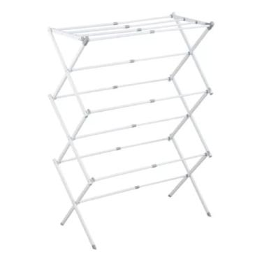 Imagem de Varal Vertical Retrátil de Chão - Branco