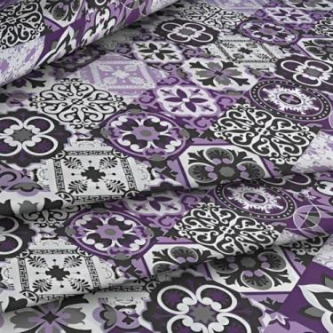 Imagem de 1 Metro de Tecido Percal 180 Fios Para Lençol Algodão (150 fios, Estampa 6)