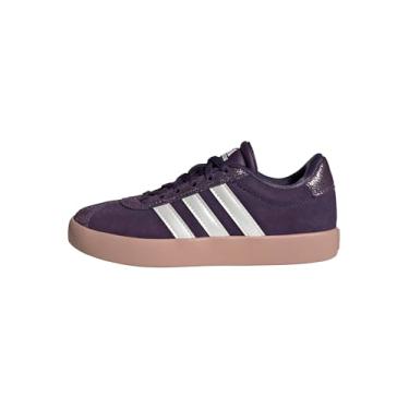 Imagem de adidas Tênis infantil unissex Vl Court 3.0, Aurora Plum/Zero Metallic/Pink Gum, 13 Little Kid