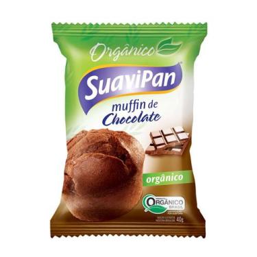 Imagem de Muffin de Chocolate Orgânico Suavipan 40g
