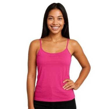 Imagem de Blusa Regata Feminina de Alcinha Lisa-Feminino