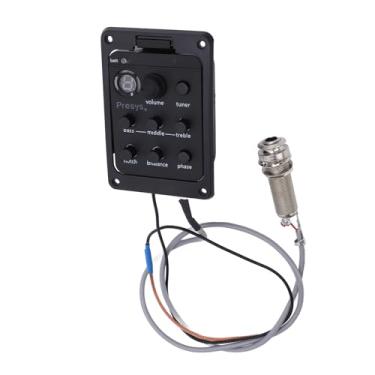 Imagem de LiebeWH Equalizador de Pré-amplificador de Guitarra, Material ABS, Sintonizador Embutido, Controle de Volume, Display LED, para de Captação Acústica Presys Plus