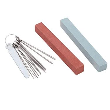 Imagem de SPYMINNPOO Ferramentas de Guitarra para Polir e Nivelar Trastes Com Lima de Porca de Sela de Ponte e Pedras de Amolar (M02802)