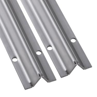 Imagem de Evecad Parafusos de porta de vidro deslizante, trilho invertido galvanizado para janela deslizante, porta deslizante de armário, grade de armário e porta de chuveiro (1,8 m)