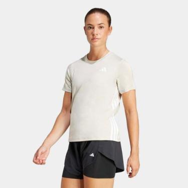 Imagem de Camiseta Adidas Essentials Logo Feminina, Bege, EP