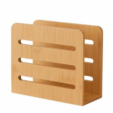 Imagem de Porta-Guardanapo em Bambu Vasado 14x12x6,8 cm – Design Natural, Elegante e Durável