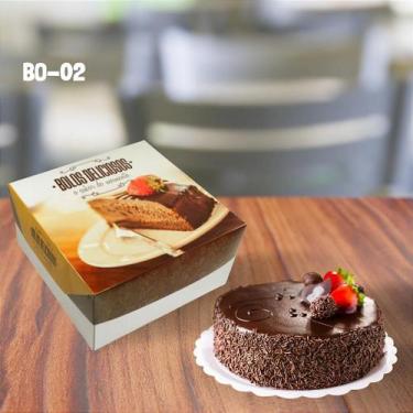 Imagem de Caixa para Bolo 27x27x11 cm - 10 Unidades de Embalagem Prática - no-br