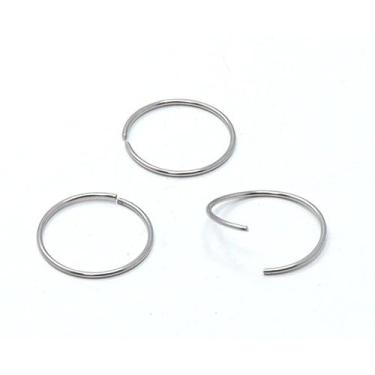 Imagem de Piercing Argola Nostril para Nariz Fininha Aço Cirúrgico - M2 Piercing