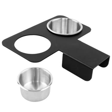 Imagem de Suporte de bebida para caminhão compatível com Chevrolet 1973-1987, GMC C10 C20 C30 K10 K20 K30, suporte de copo de carro destacável para console central, suporte de copo de água de aço inoxidável