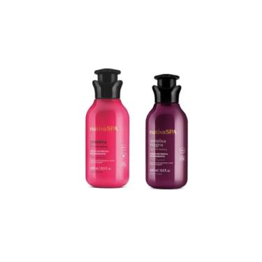 Imagem de Hidratantes Nativa SPA ameixa Negra 400ml + Ameixa 400ml Cada Fragrância Frutal