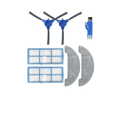 Imagem de Compatível com o aspirador robô Hosome G9070: peças de reposição, escova lateral principal, filtro HEPA, pano de limpeza e acessórios.(Set 8)
