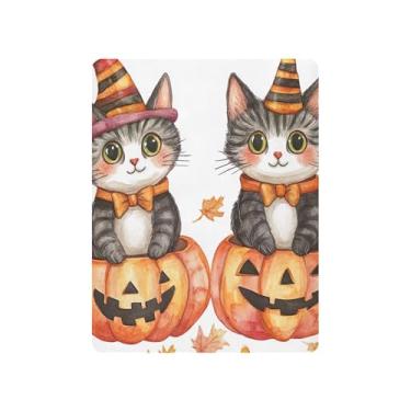 Imagem de xigua Lençol de berço com desenho de gatos em aquarela para meninas e meninos, macio e respirável, adequado para berço padrão e cama infantil 68,5 x 99 cm