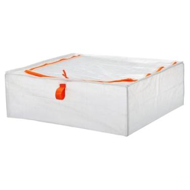 Imagem de KiBcsLic Saco para guardar roupas debaixo da cama, ideal para mudanças, à prova de poeira, com zíperes suaves, para organizar cobertores, lençóis, brinquedos e