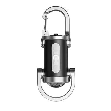 Imagem de Chaveiro portátil, lanterna de bolso, recarregável, 7 modos de luz, à prova d'água