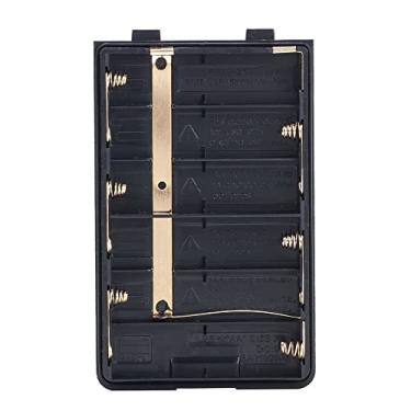 Imagem de ZEZEFUFU 6 capas de bateria AA para YAESU VX-150 VX-110 e FT-60R/E VXA-210/16 VXA-150 capa de bateria de substituição