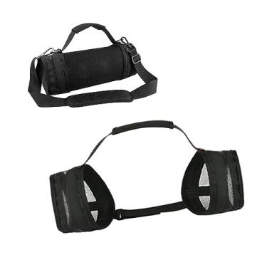 Imagem de ZEZEFUFU Estojo de viagem com alça de transporte Bluetooth para armazenamento de alto-falante Bluetooth capa protetora para alto-falante Sony SRS-XB43 Bluetooth