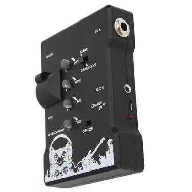 Imagem de Sanpyl Amplificador de Fone de Ouvido Baixo Recarregável Mini Distorção Saída Clara para Guitarristas (Guitarra)