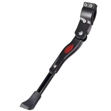 Imagem de Descanso Lateral Regulável para Bicicleta, Alumínio, Preto, Aro 20 a 29, Emborrachado com Apoio