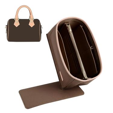 Imagem de OAikor Organizador de bolsa de feltro compatível com lv Speedy e mais (Speedy 25, marrom)