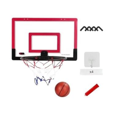 Imagem de Conjunto De Mini Cesta De Basquete Infantil Para Interior Com Suporte 