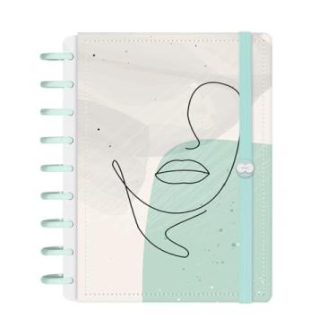 Imagem de Caderno Iscool Disc Inteligente 140 Folhas Face Linear Verde M+