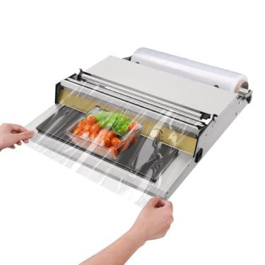 Imagem de AISINILALAO Seladora de Filme de 45 cm, Máquina de Selagem e Conservação de Frutas/Alimentos, com Luzes Indicadoras LED e Temperatura Ajustável, para Conservação de Alimentos e Sous Vide