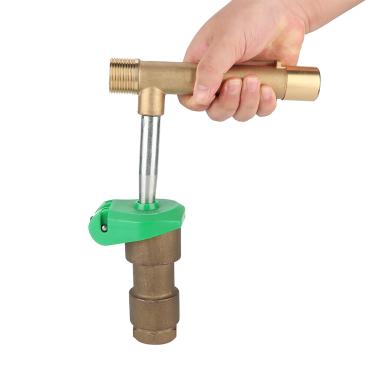 Imagem de YOUTHINK Ferramenta de Irrigação de Jardim Conjunto de Chave de Válvula de Acoplamento Rápido, Adaptador de Conexão Rápida de Latão de Rosca Fêmea G1 para Ferramenta de Irrigação de Mangueira de