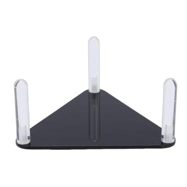 Imagem de SUNGOOYUE Cremalheira de Bola Acrílica, Display de Basquete de Futebol Claro Suporte Flutuante Com Suporte de Aço Inoxidável para Prateleira Mesa Escritório Homem Caverna (Preta)