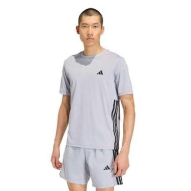 Imagem de Camiseta Adidas Workout Essentials Base Masculina - Cinza PP-Masculino