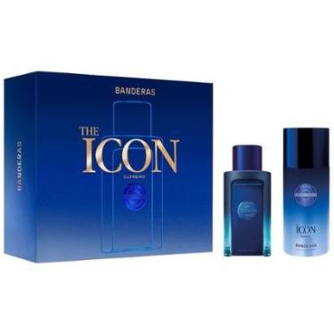 Imagem de Kit Perfume Masculino Banderas The Icon Supreme 1 Eau de Parfum de 100ml + 1 Desodorante Spray-Masculino