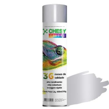 Imagem de Tinta spray chesy uso geral cinza primer 210g 400ml chesiquimica