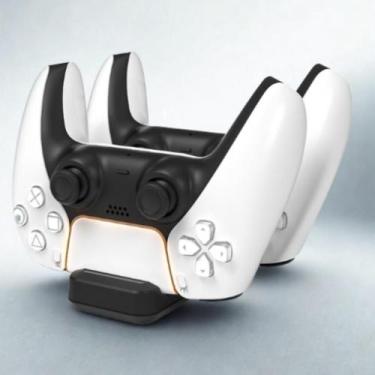 Imagem de Base de Carregamento Inteligente Compativel com Controles de PS5 - Gen