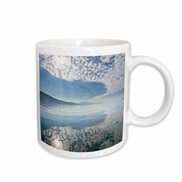 Imagem de 3dRose Caneca de cerâmica com nuvens refletidas na água doce, Alasca, EUA, 443 ml