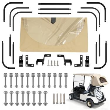 Imagem de Capa de chuva traseira para carrinho de golfe - amarelo