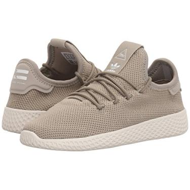 Imagem de Tênis de corrida infantil Adidas Originals Pw Tennis Hu, Tech Beige/Tech Beige/Chalk White, 2.5 Little Kid