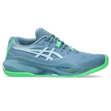 Imagem de ASICS Tênis masculino Gel-Resolution X Padel, Azul Saba, cinza frio, 39