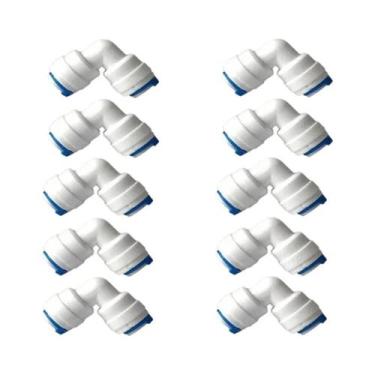 Imagem de Kit De Conexões Rápidas Push-In Para Tubos De Água RO, Conexões Em T, 