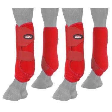 Imagem de Tough 1 Conjunto de botas esportivas Extreme Ventiled, vermelho, grande