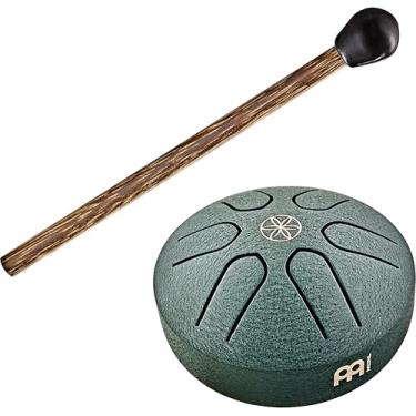 Imagem de Meinl Sonic Energy Instrumento de percussão portátil para tambor de língua de aço, 7,6 cm, 6 notas com martelo — para presente de músico, meditação, ioga, banhos de som