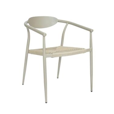 Imagem de Fratini Cadeira Isla Fendi Área Externa Corda Nautica e Aluminio Empilhável até 120Kg Elegante Resistente Durável