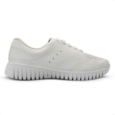 Imagem de Tênis Usaflex Feminino Couro Detalhe Rebite Casual AE22038-Feminino