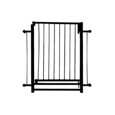 Imagem de Grade de Portão Pet Cercado Cercadinho de Ferro 80cm(Preto)