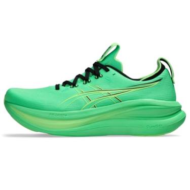 Imagem de ASICS Tênis de corrida masculino Gel-Nimbus 28, Verde vital/verde iluminado, 46