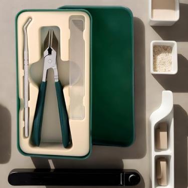 Imagem de Cortador de unhas inclinado | Aparador de unhas de aço inoxidável | Cortador de unhas largo portátil antirespingos antiderrapante para salão de beleza, casa, mulheres, viagens, idosos, cuidados com