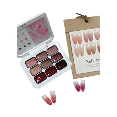 Imagem de Esmalte Em Gel Nude Rosa 9 Cores De Alta Saturação Semi-Sólido Para Un