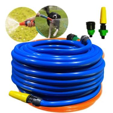 Imagem de Mangueira Forte 30m Metros Flexível Completa Bico Terminal - UNI ECCOM