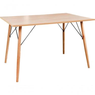 Imagem de Mesa Eames Eiffel Retangular 90 X 120 Cm Amadeirado Truffel