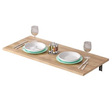Imagem de Mesa De Parede Dobravel Supensa Com Suporte 90x45