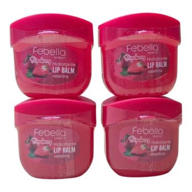 Imagem de Kit 4 Lip Balm- Vaseinas Kit:Morango