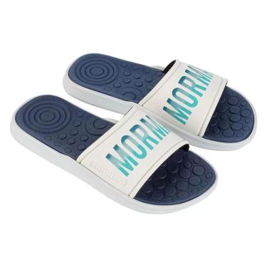 Imagem de Chinelo Mormaii Quiver Pro 11406 Branco/Azul 43/44-Masculino